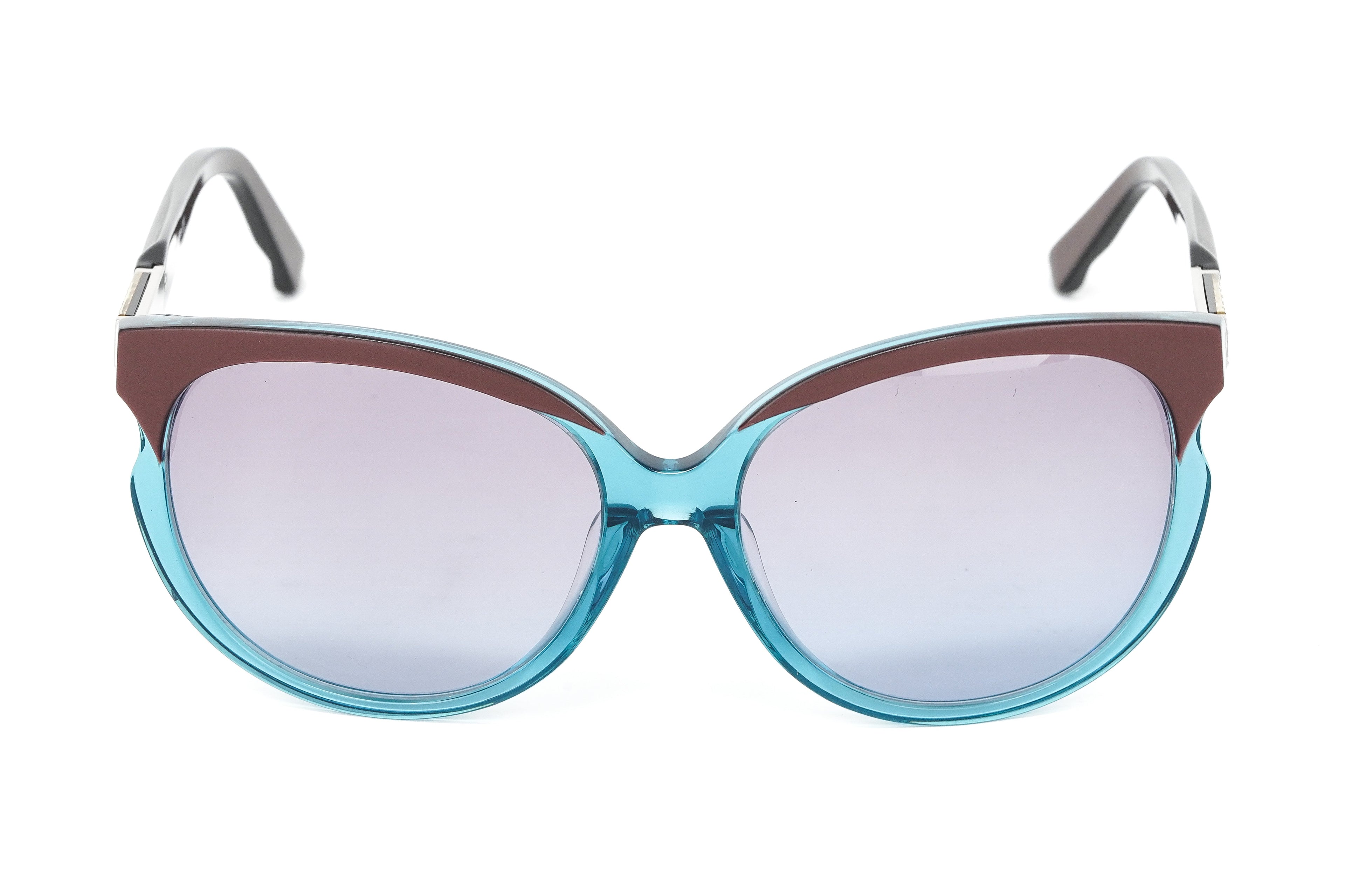 Swarovski Emilia Women's Sunglasses Oversized Oval Blue