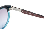 Swarovski Emilia Women's Sunglasses Oversized Oval Blue