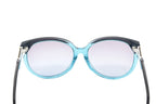 Swarovski Emilia Women's Sunglasses Oversized Oval Blue