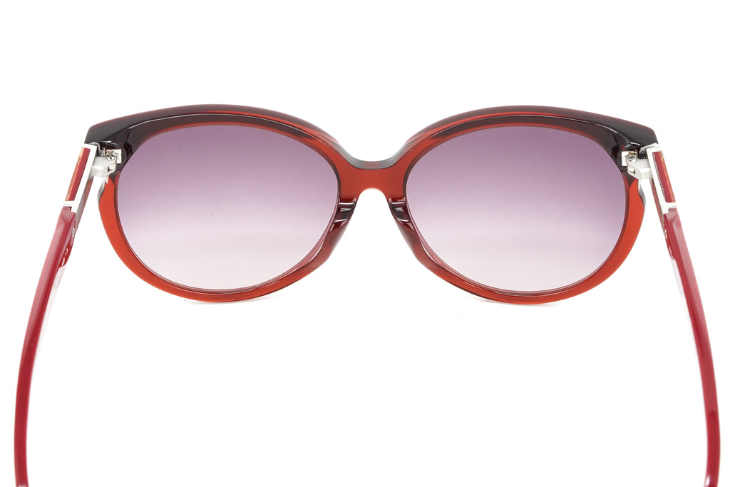 Swarovski Emilia Women's Sunglasses Oversized Oval Cat Eye Burgundy