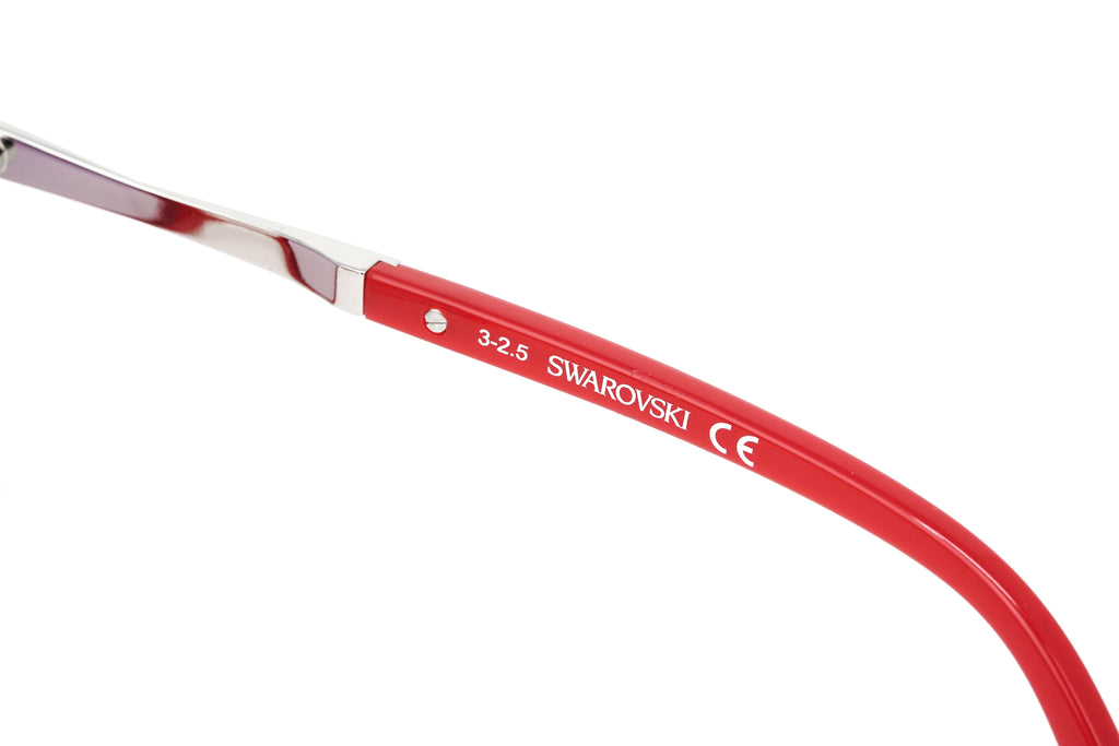 Swarovski Women's Flavia Sunglasses Cat Eye Red