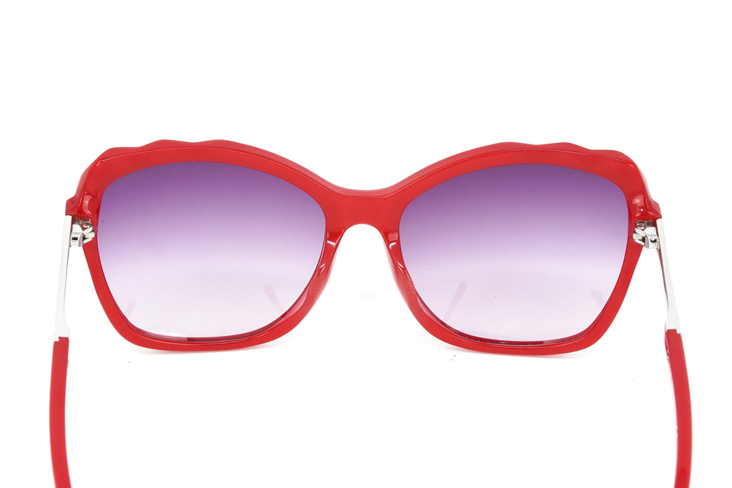 Swarovski Women's Flavia Sunglasses Cat Eye Red
