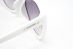 Swarovski Funky Women's Sunglasses Cat Eye Pilot White