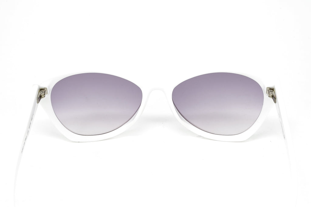 Swarovski Funky Women's Sunglasses Cat Eye Pilot White