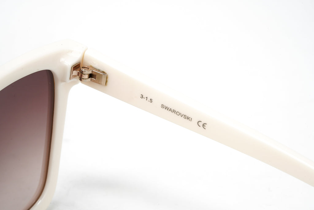 Swarovski Farrel Women's Sunglasses Square Cat Eye Cream