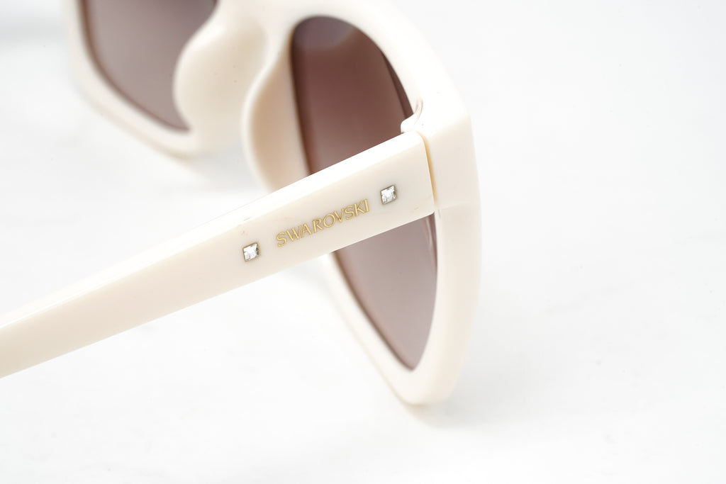 Swarovski Farrel Women's Sunglasses Square Cat Eye Cream