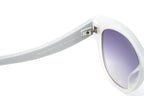 Swarovski Women's Fabulous Sunglasses Oval Cat Eye Translucent Grey