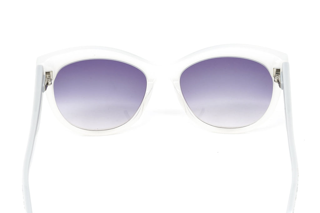 Swarovski Women's Fabulous Sunglasses Oval Cat Eye Translucent Grey