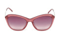 Swarovski Women's Sunglasses Oval Cat Eye Translucent Purple