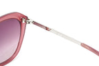 Swarovski Women's Sunglasses Oval Cat Eye Translucent Purple