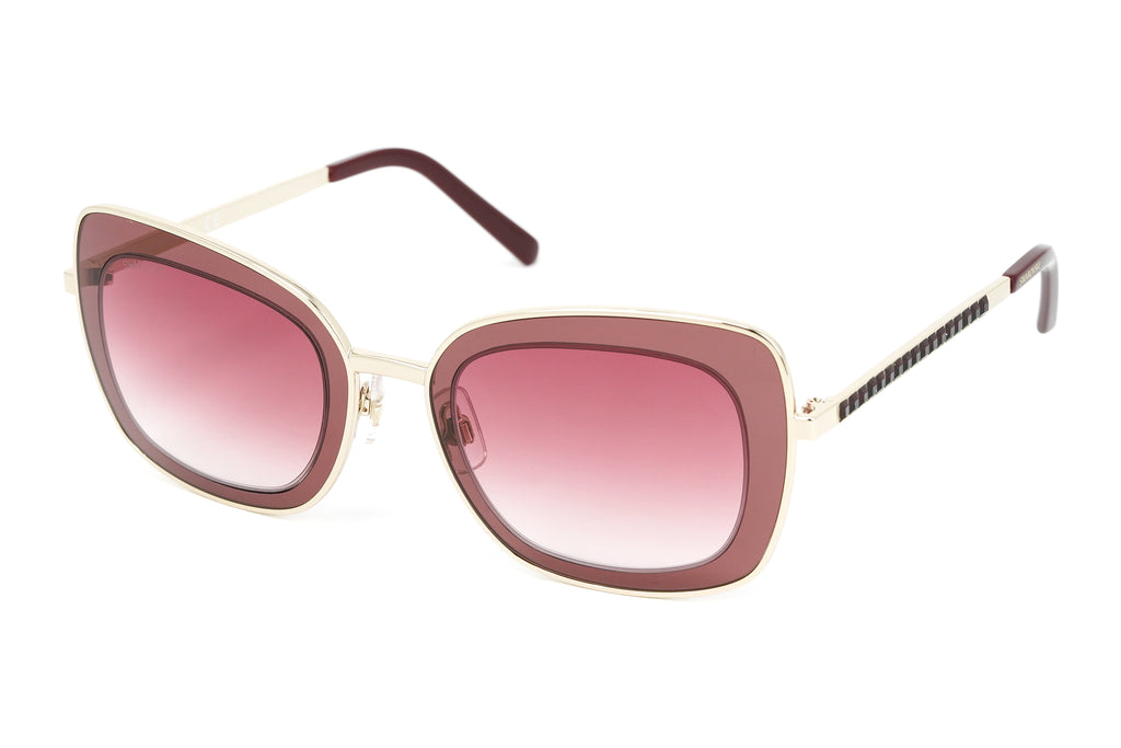Swarovski Women's Sunglasses Square Cat Eye Burgundy
