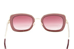 Swarovski Women's Sunglasses Square Cat Eye Burgundy