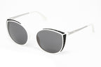 Swarovski Women's Sunglasses Oval Cat Eye White