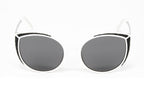 Swarovski Women's Sunglasses Oval Cat Eye White