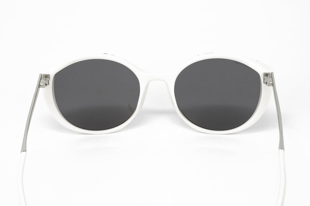 Swarovski Women's Sunglasses Oval Cat Eye White