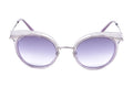 Swarovski Women's Sunglasses Round Cat Eye Violet