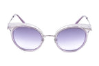 Swarovski Women's Sunglasses Round Cat Eye Violet