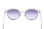 Swarovski Women's Sunglasses Round Cat Eye Violet
