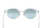 Swarovski Women's Sunglasses Round Cat Eye Translucent
