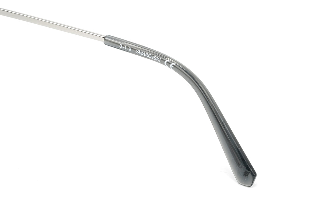 Swarovski Women's Sunglasses Round Cat Eye Black
