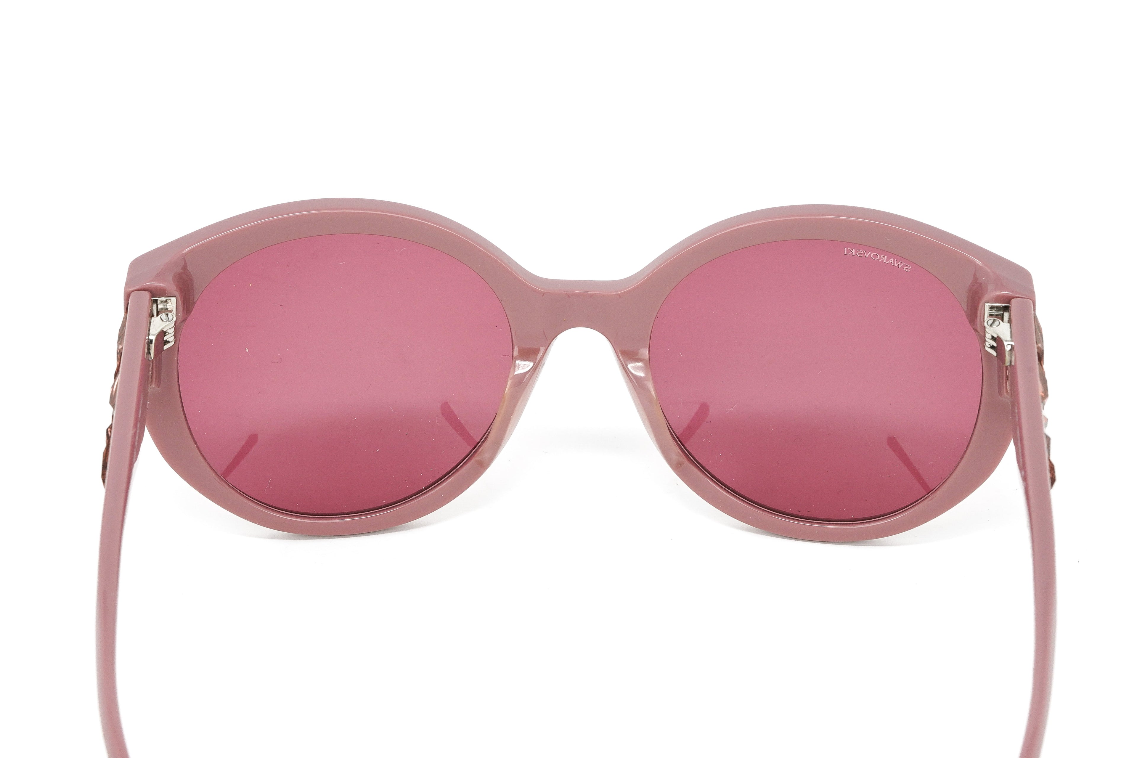 Swarovski Women's Sunglasses Round Cat Eye Thulian Pink