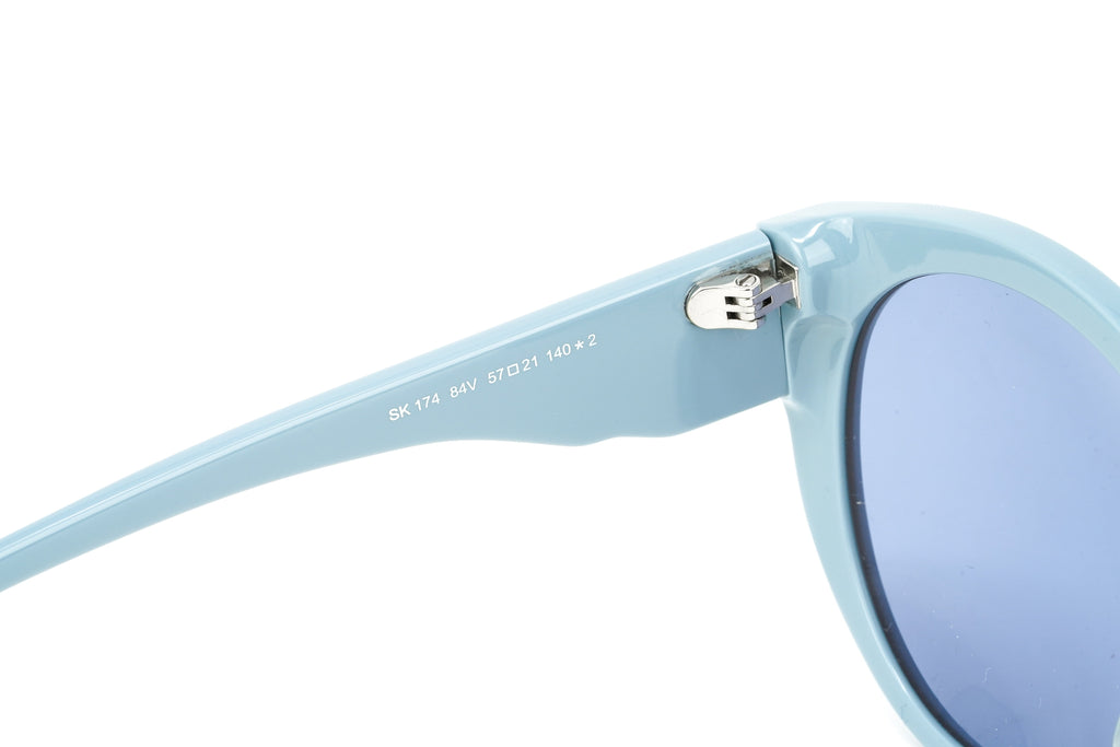 Swarovski Women's Sunglasses Round Cat Eye Blue