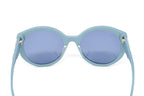 Swarovski Women's Sunglasses Round Cat Eye Blue