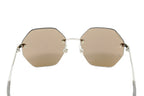 Swarovski Women's Sunglasses Hexagon Mirrored