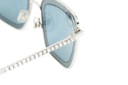 Swarovski Women's Sunglasses Square Cat Eye Blue/Grey