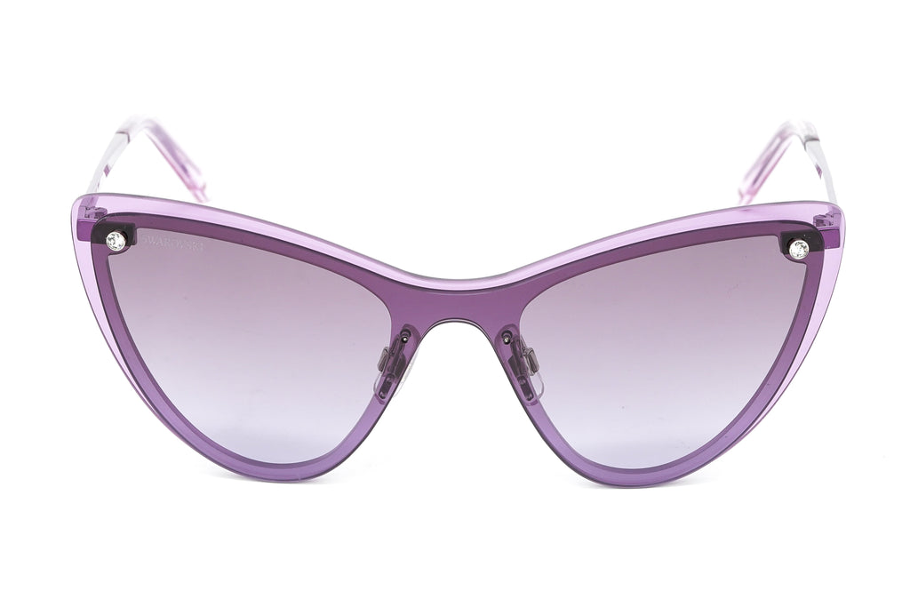 Swarovski Women's Sunglasses Cat Eye Purple Gradient Purple/Grey