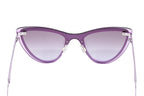 Swarovski Women's Sunglasses Cat Eye Purple Gradient Purple/Grey