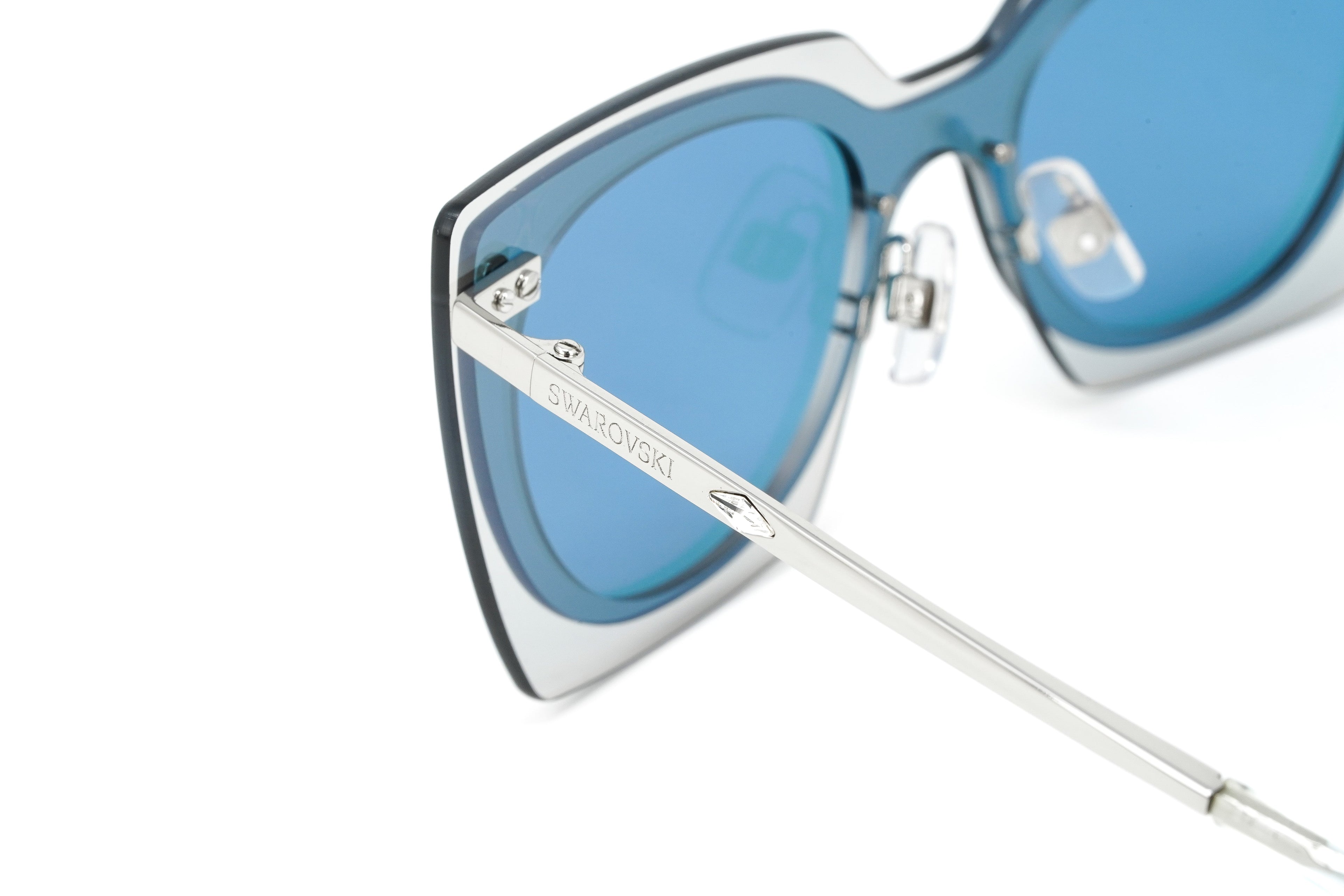 Swarovski Women's Sunglasses Square Blue