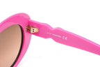 Swarovski Vintage Women's Sunglasses Oval Cat Eye Tortoise Pink