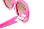 Swarovski Vintage Women's Sunglasses Oval Cat Eye Tortoise Pink