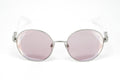 Swarovski Women's Sunglasses Round Silver Pink