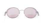 Swarovski Women's Sunglasses Round Silver Pink