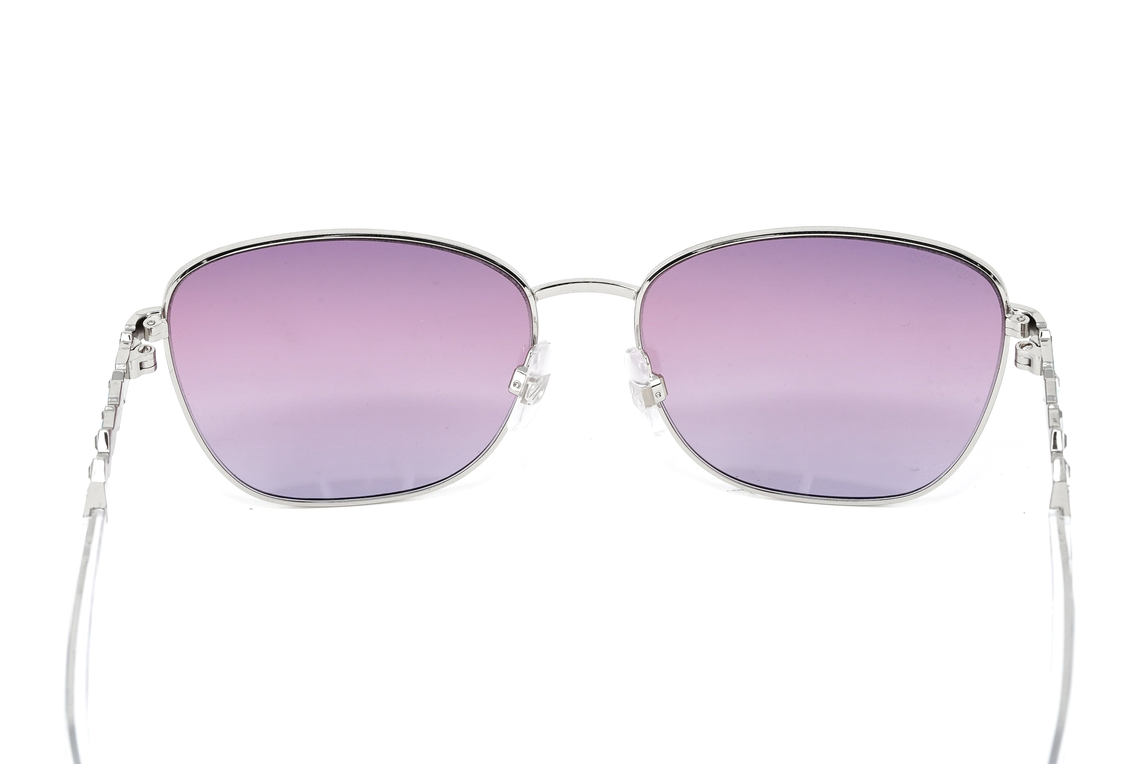 Swarovski Women's Sunglasses Rectangular Gradient Purple Blue