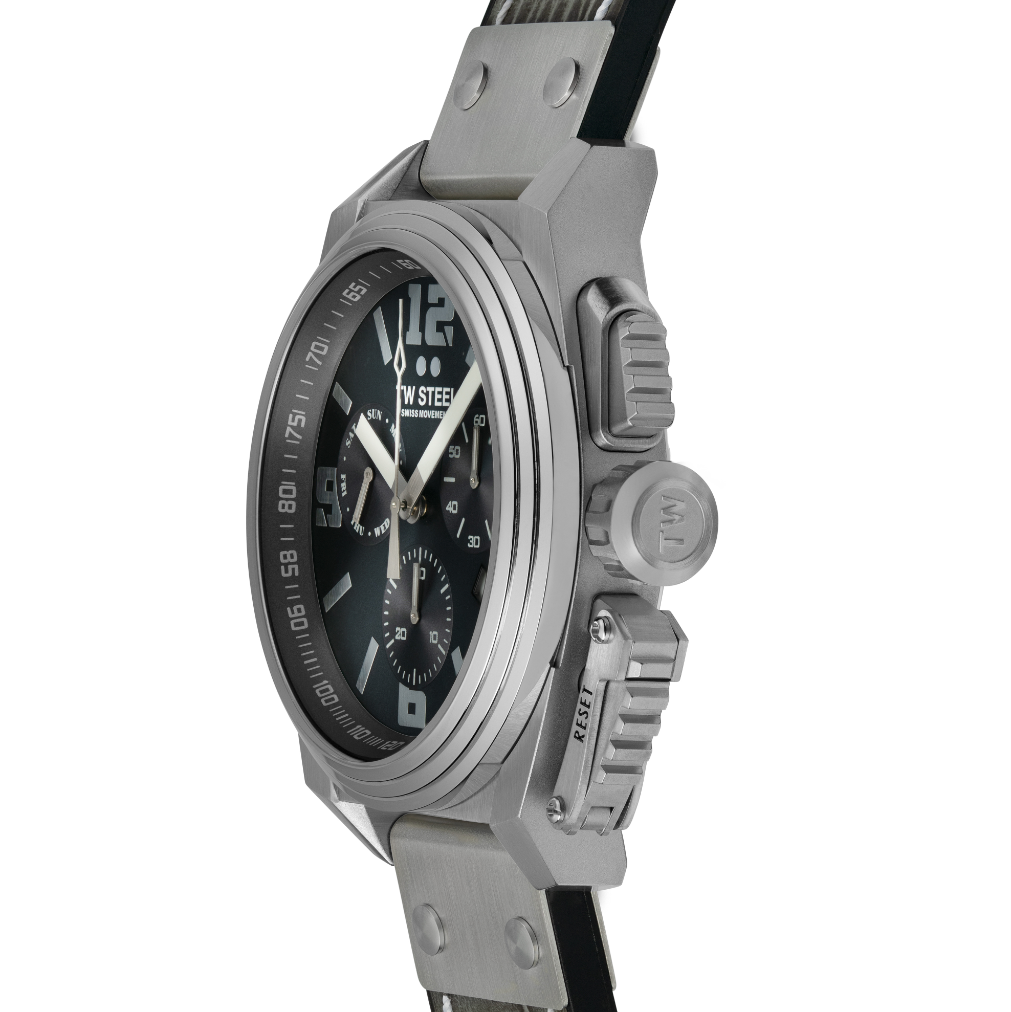TW Steel Watch Swiss Canteen Chronograph Grey