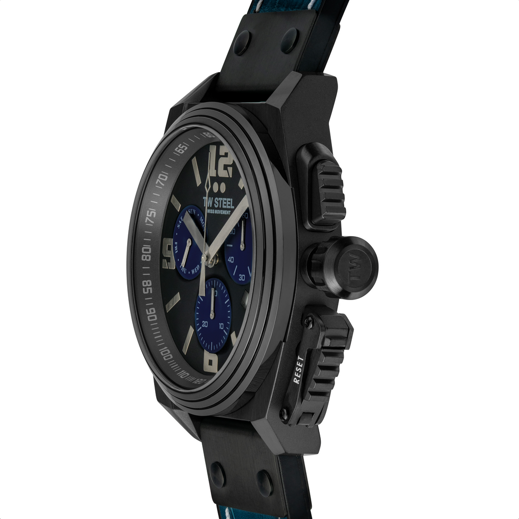 TW Steel Watch Swiss Canteen Chronograph Black