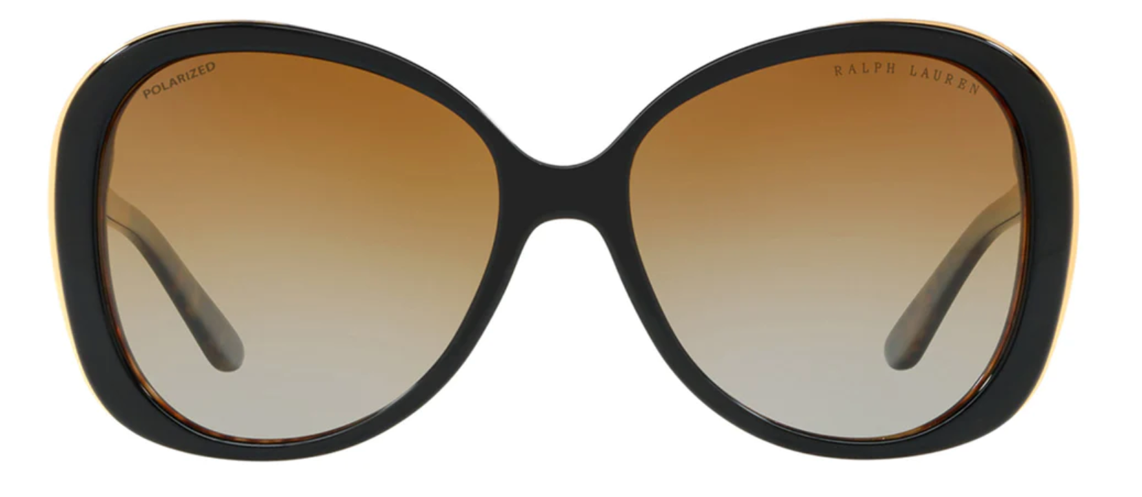 Ralph Lauren Women's Sunglasses Oversized Butterfly Black