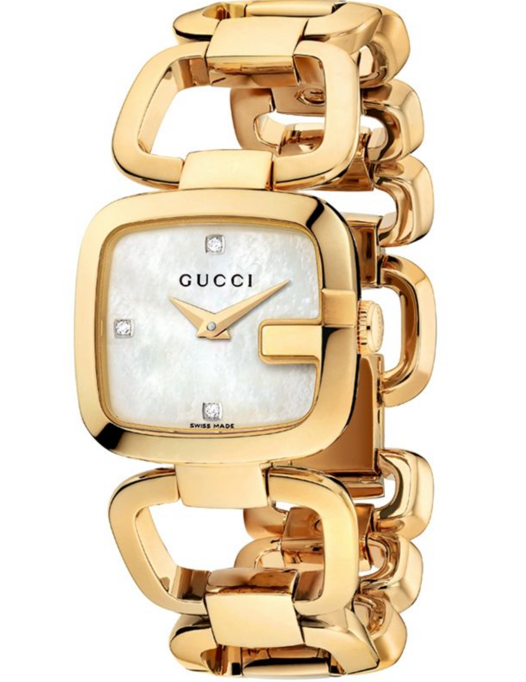 Gucci Watch G Ladies 24mm Yellow Gold