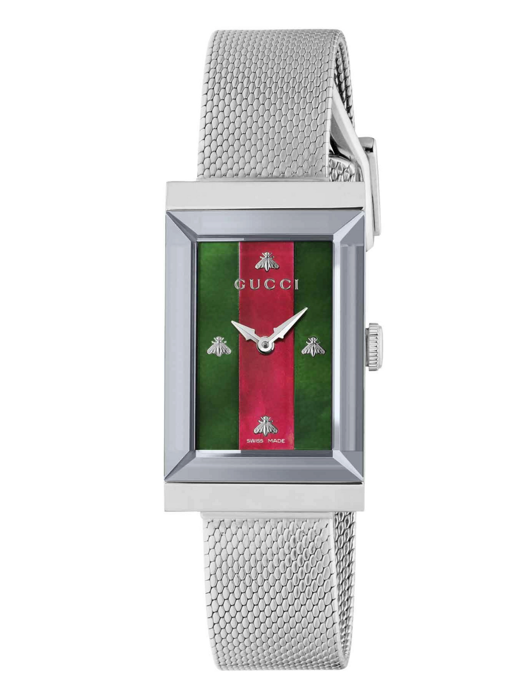Gucci Watch G-Frame Ladies 21mm Stripe Bracelet