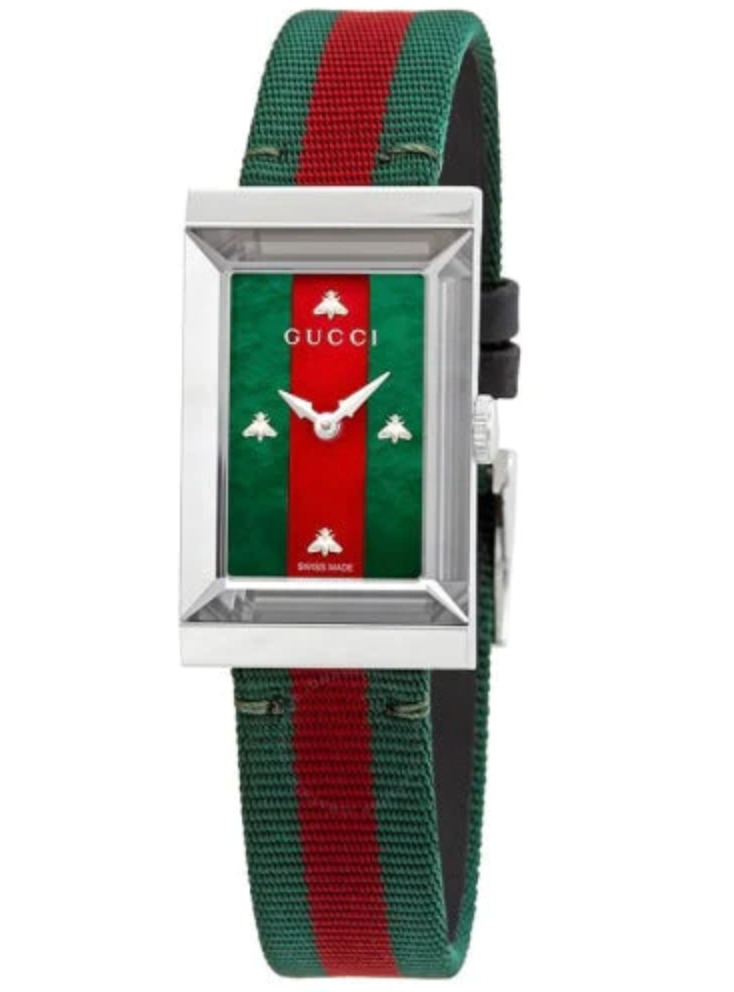 Gucci Watch G-Frame Ladies 21mm Stripe
