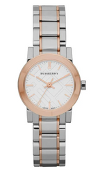 Burberry Ladies Watch The City Two tone Rose Gold 26mm