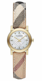 Burberry Ladies Watch The Classic City 26mm Diamond Yellow Gold