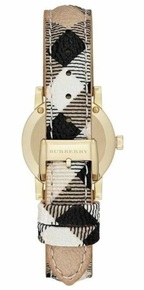 Burberry Ladies Watch The Classic City 26mm Diamond Yellow Gold