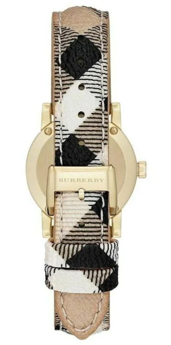 Burberry Ladies Watch The Classic City 26mm Diamond Yellow Gold
