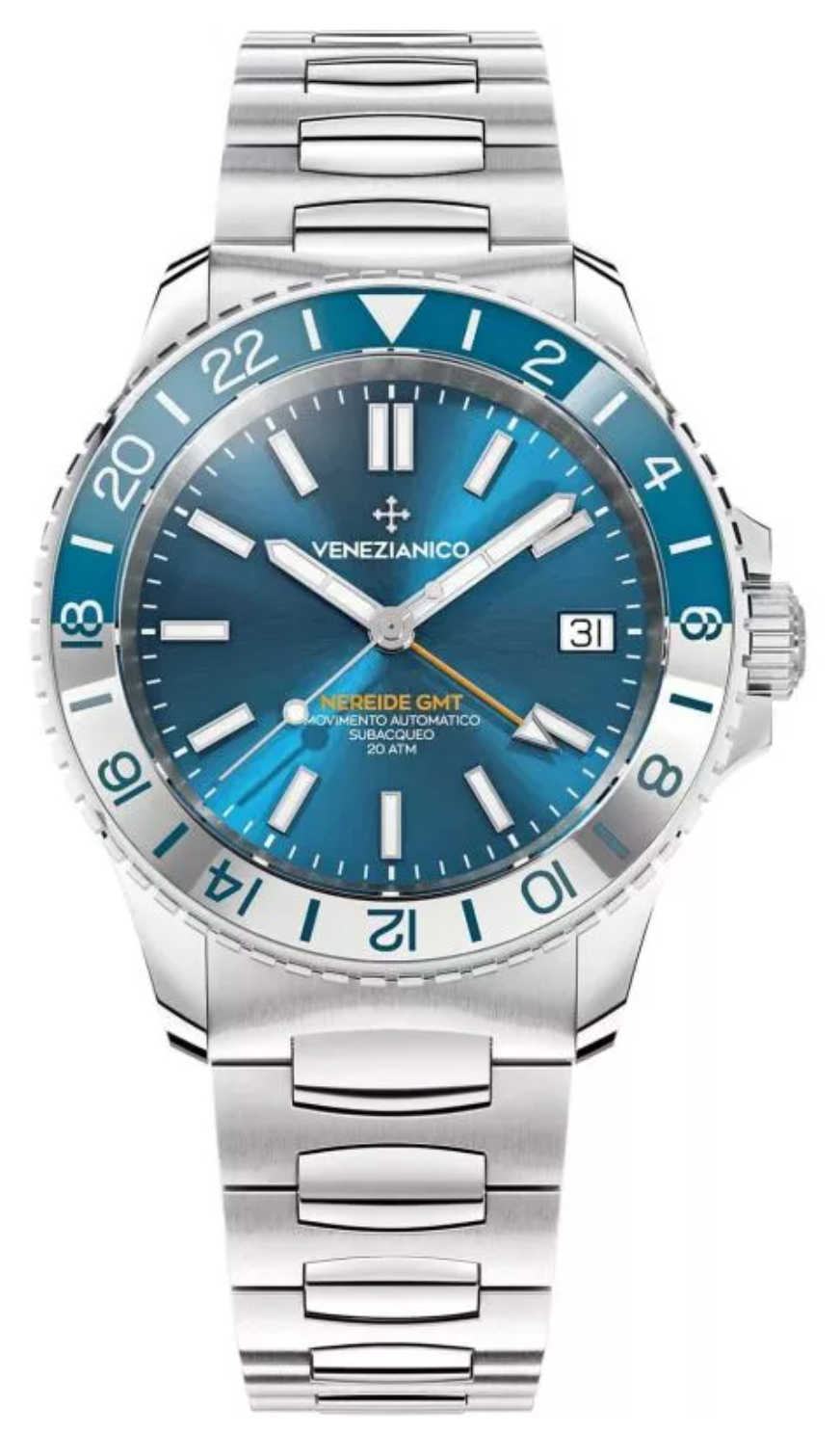 Venezianico Automatic Watch Nereide GMT Blue