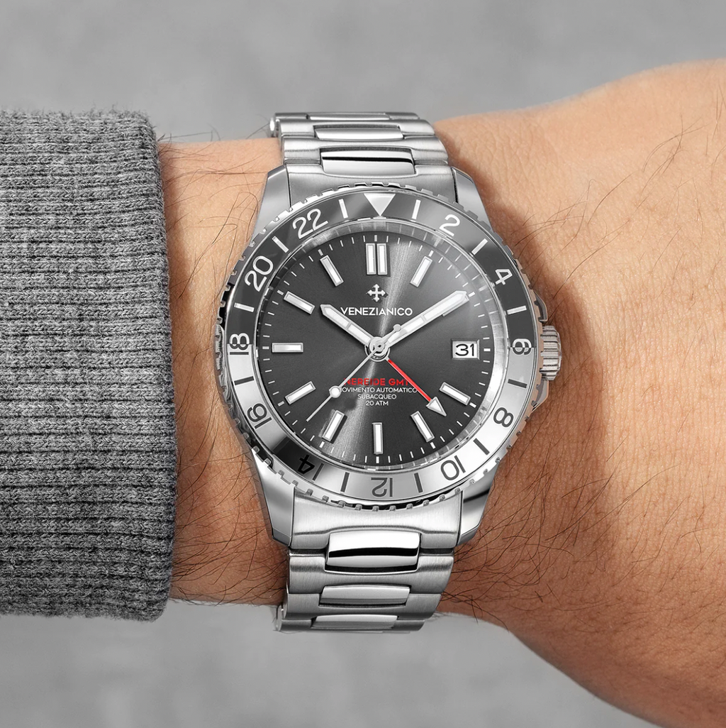 Venezianico Automatic Watch Nereide GMT Grey
