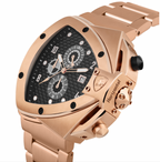 Tonino Lamborghini Men's Chronograph Watch Spyder Horizontal Rose Gold